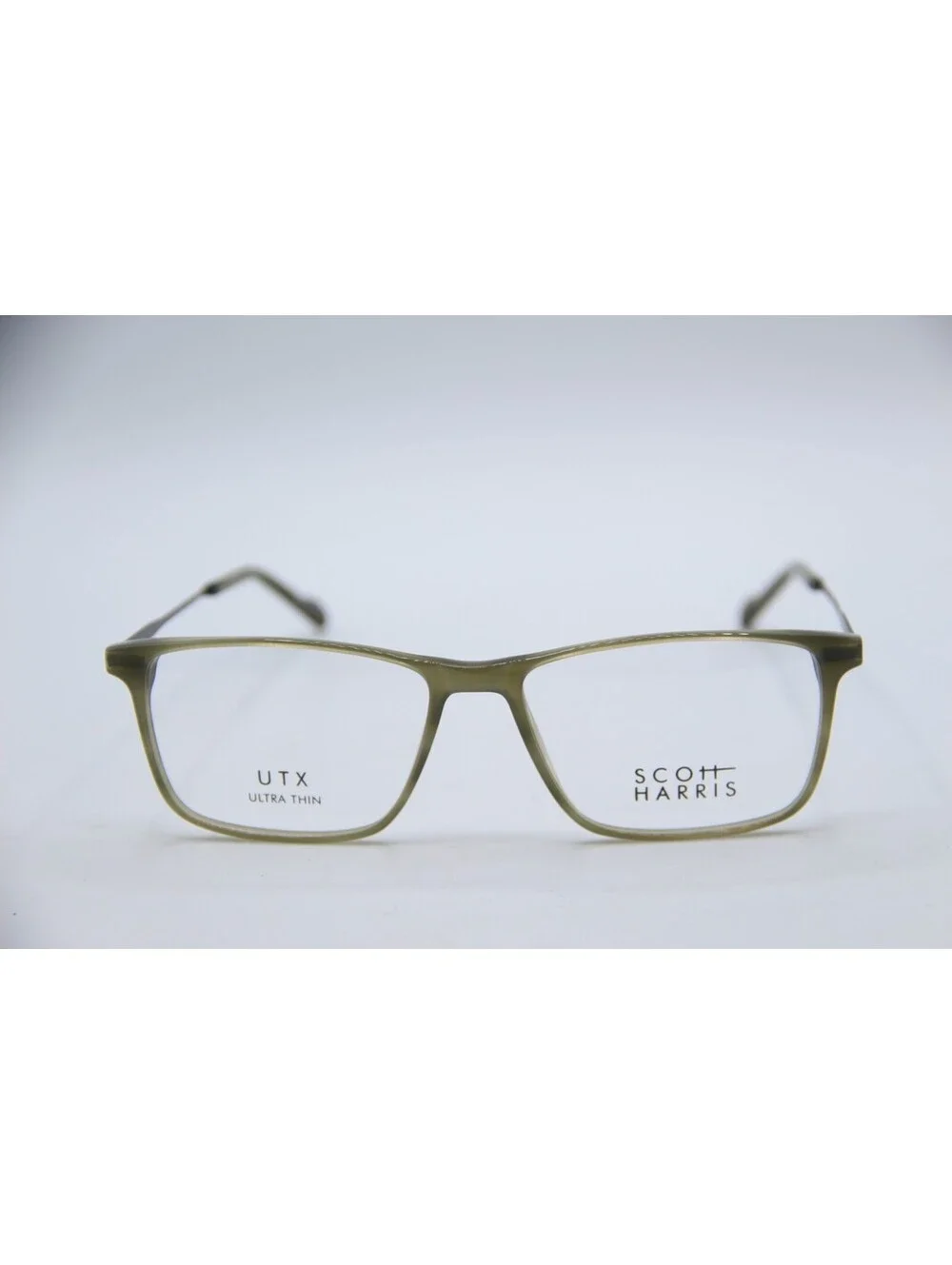 Scott Harris Shx-008 1 Green Black Authentic Eyeglasses 56-16-145